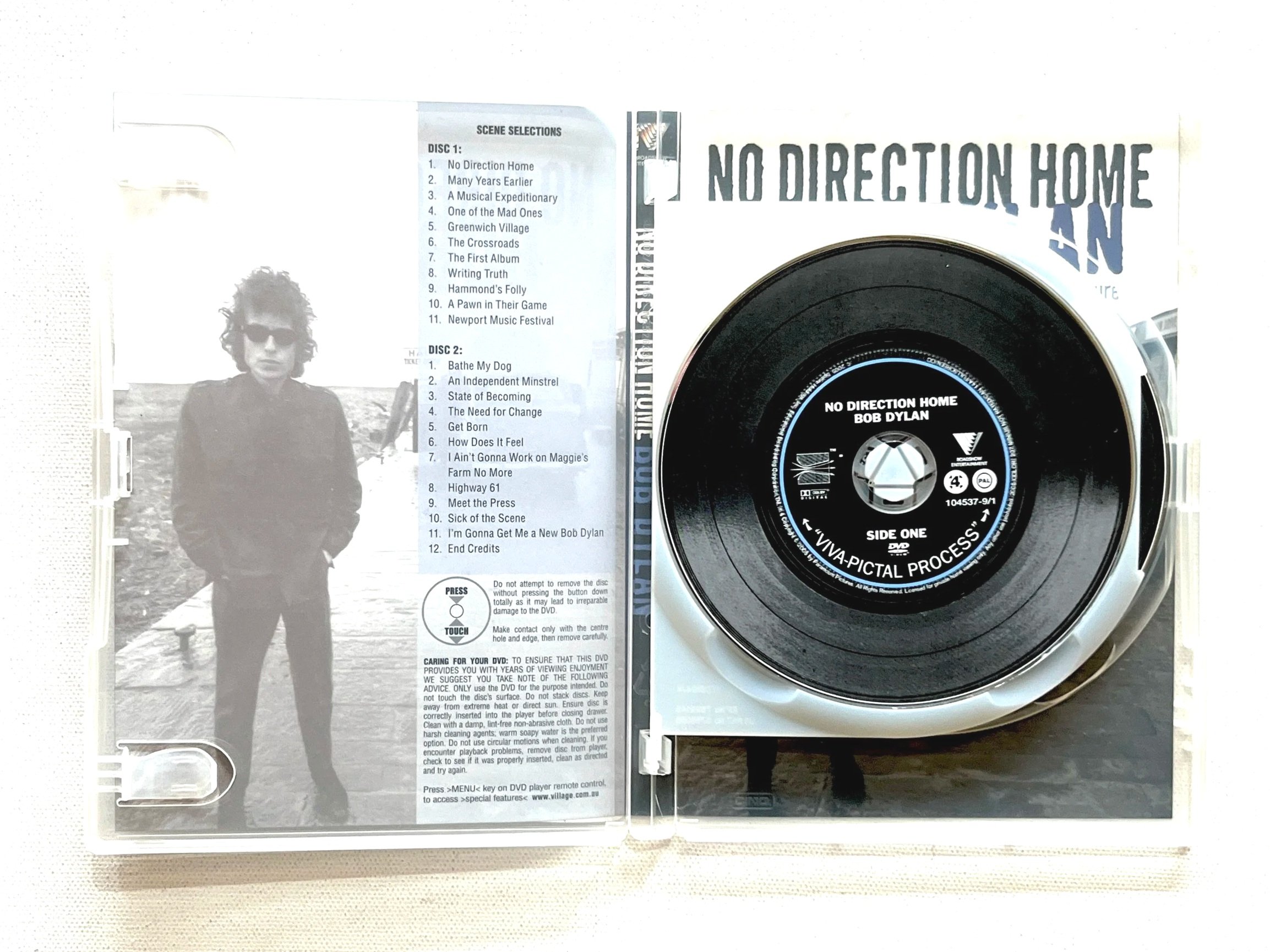 BOB DYLAN ~ No Direction Home 2 Disc [DVD] — Taste Merchants